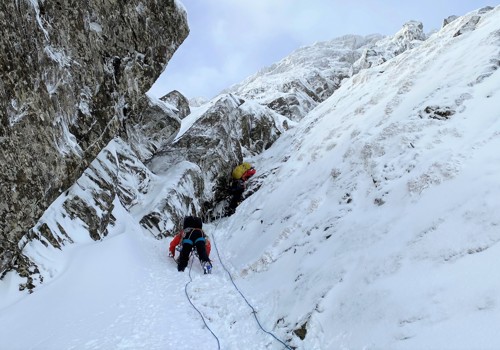 Climbing and Mountaineering Trips - Northwest Highlands Winter Climbing Trip 