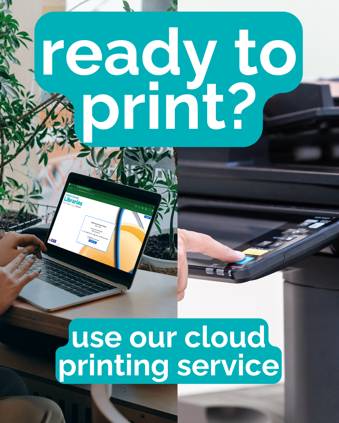 Use the cloud printing service