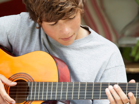 Have a go! Try out a musical instrument