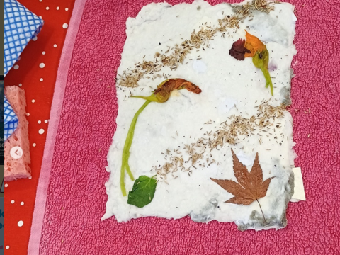 Family gardening workshop: seed paper and planting